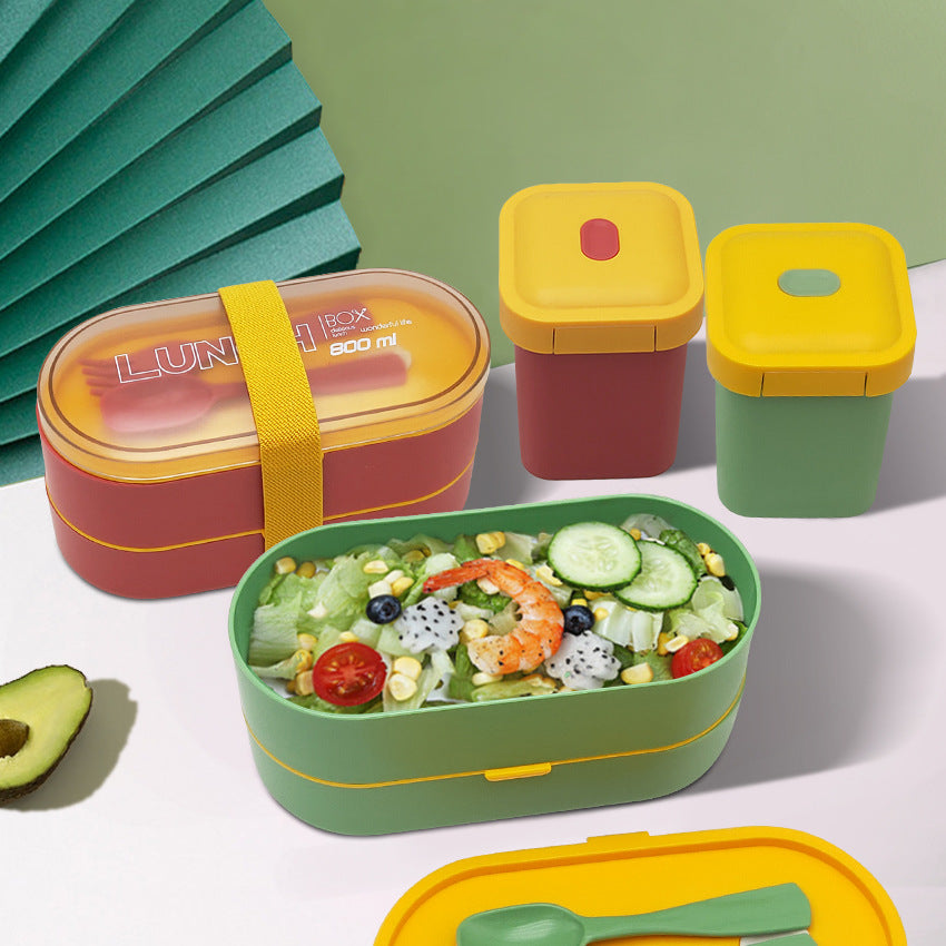Double Layered Outdoor Bento Box Sets